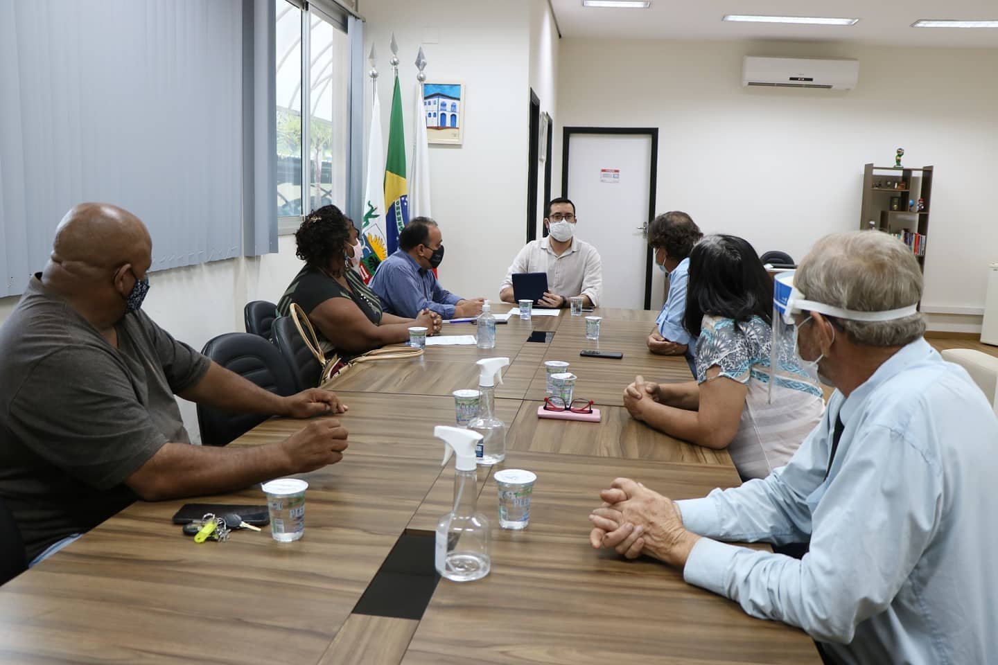 Presidente Raphael Rios recebe diretoria do Sindicato dos Servidores Públicos Municipais