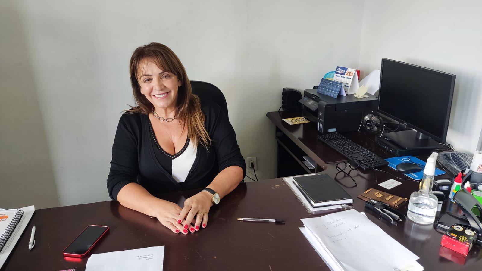 Secretária avalia o dia de aplicação das provas objetivas do Concurso Público em Araxá