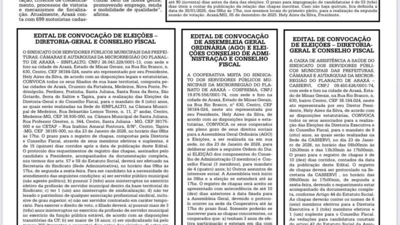 Eleição Unificada do Centro de Atendimento ao Servidor: Um Marco de Transparência e Economia