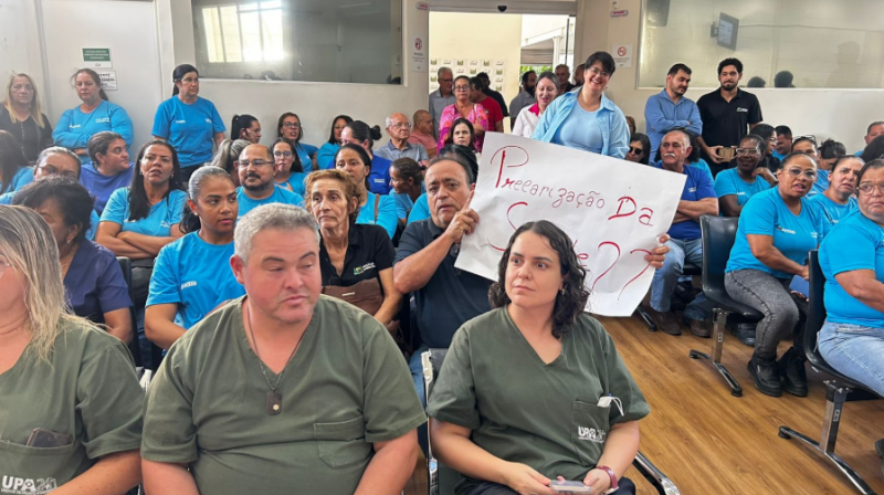 MG: Sinplalto manifesta sobre projeto 76/26, defendendo os trabalhadores da saúde na luta contra a terceirização em Araxá