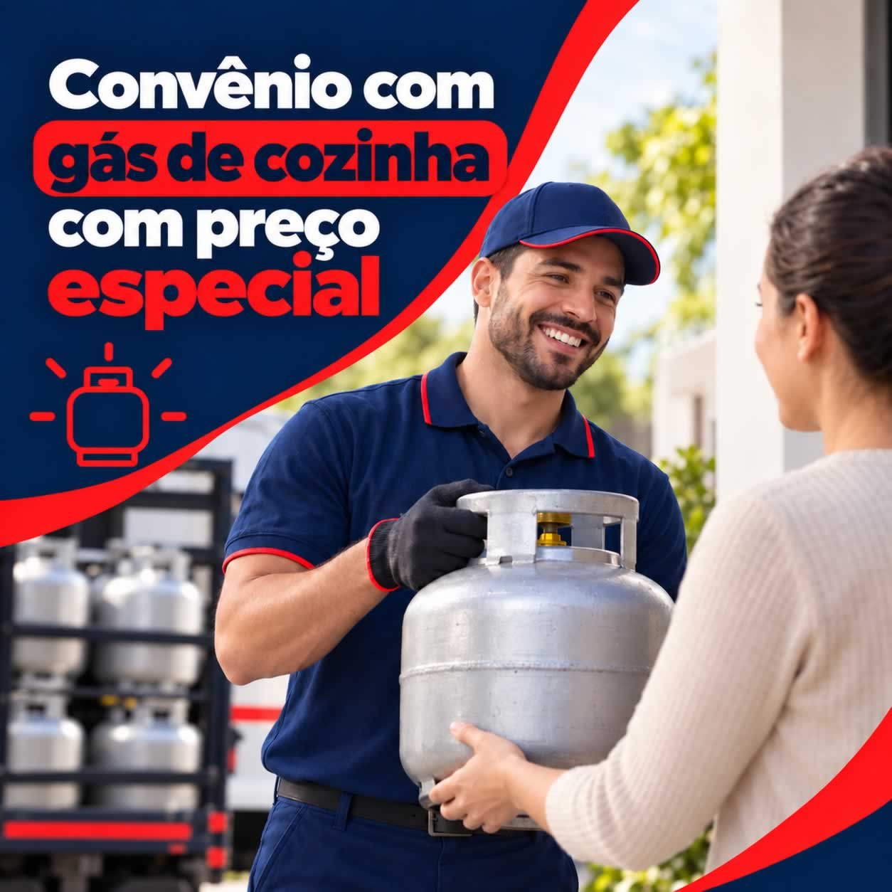Convênio com gás de cozinha