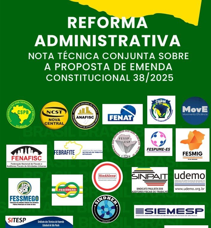 Nota Técnica aponta graves ameaças contidas na PEC 38/2025